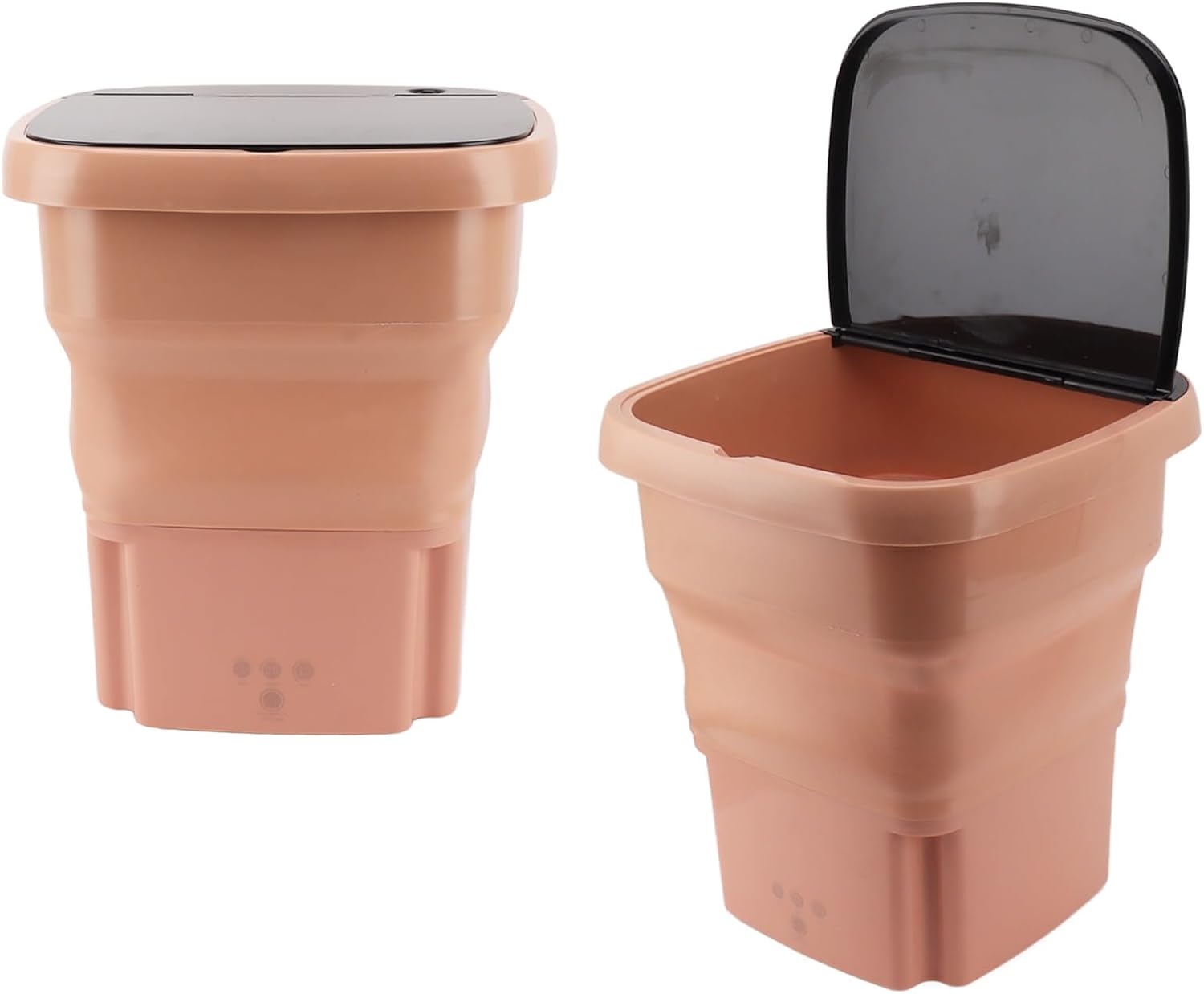 15L Portable Foldable Washing Machine, High Capacity Mini Bucket Washer with 3 Modes Deep Cleaning for Underwear Baby Clothes or Small Items, Mini Washer for Apartments (US Plug)