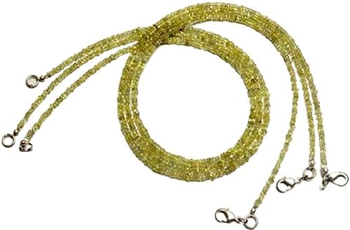Hand_Crafted 20 Inch Natural Chrysoberyl Cat's Eye 2-4 mm rondelle Smooth Beads Smooth rondelle Beads Full Beads YO-NECK-19925