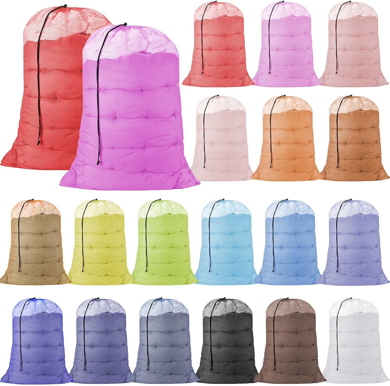 Nuenen 20 Pieces Mesh Laundry Bag, 24