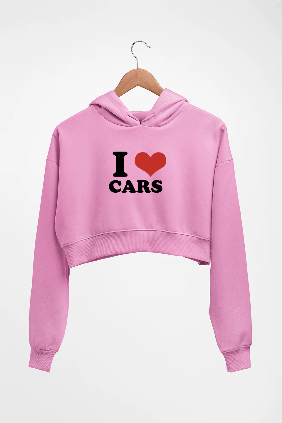I LOVE CARS HOODIE FOR WOMEN