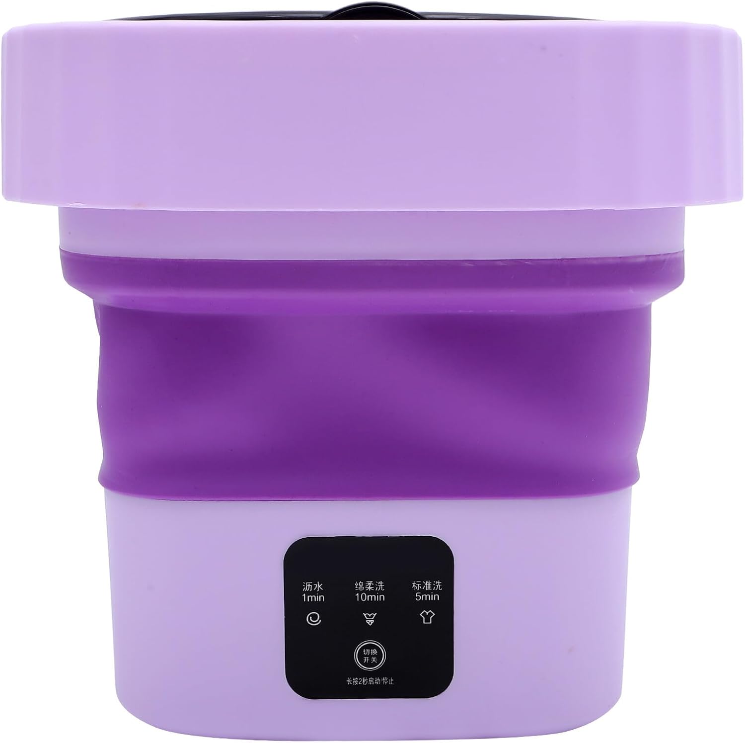 NUOBESTY Portable Washer Small Washing Machine Foldable Compact Travel Laundry Machine for Camping Dorms Socks Cleaning US Plug Sturdy Efficient Powerful Portable Laundry Appliance