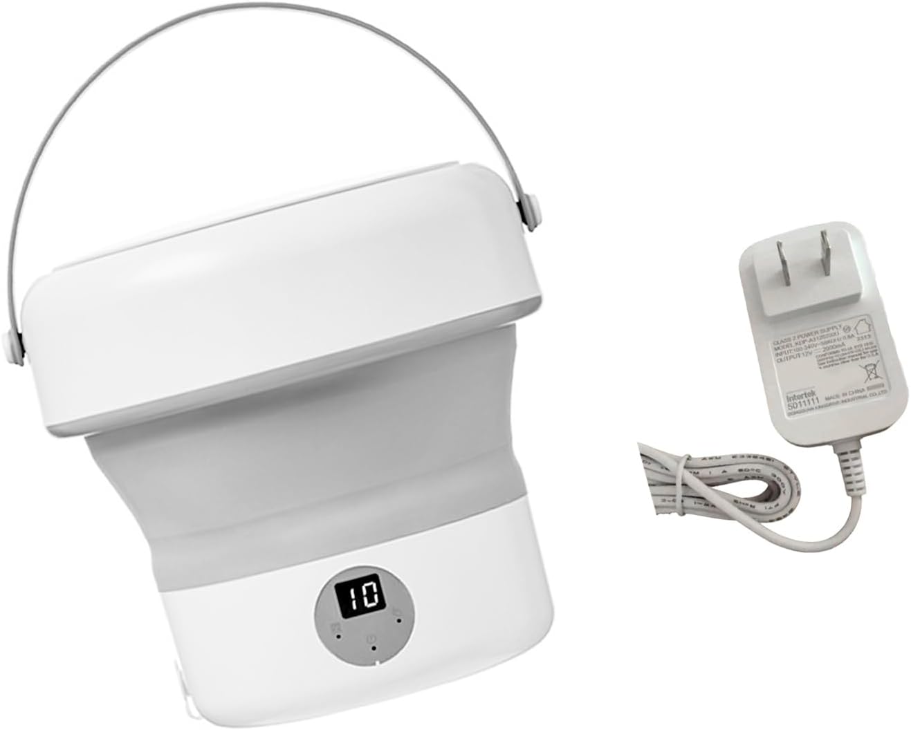 Portable Foldable Washer And Drain Basket Combo 4.8L Capacity Washing Machine Laundry Device For Camping And Home Use Dorm Room Laundry Device