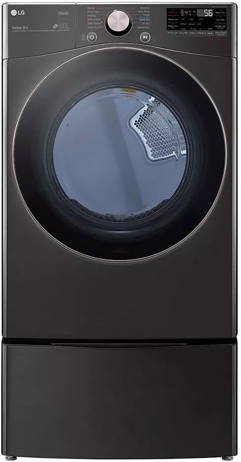 LG DLEX4000B 7.4 cu. ft. Ultra Large Capacity Smart wi-fi Enabled Front Load Electric Dryer