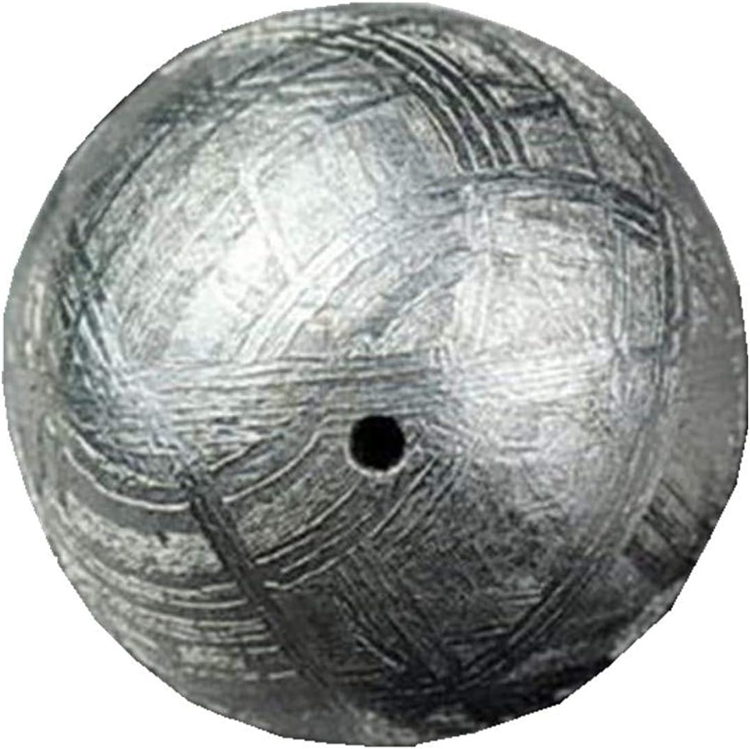 14mm Natural Gibeon Iron Meteorite Moldavite Loose Round Beads Energy Silver Protect for Bracelet Necklace Accessories Making