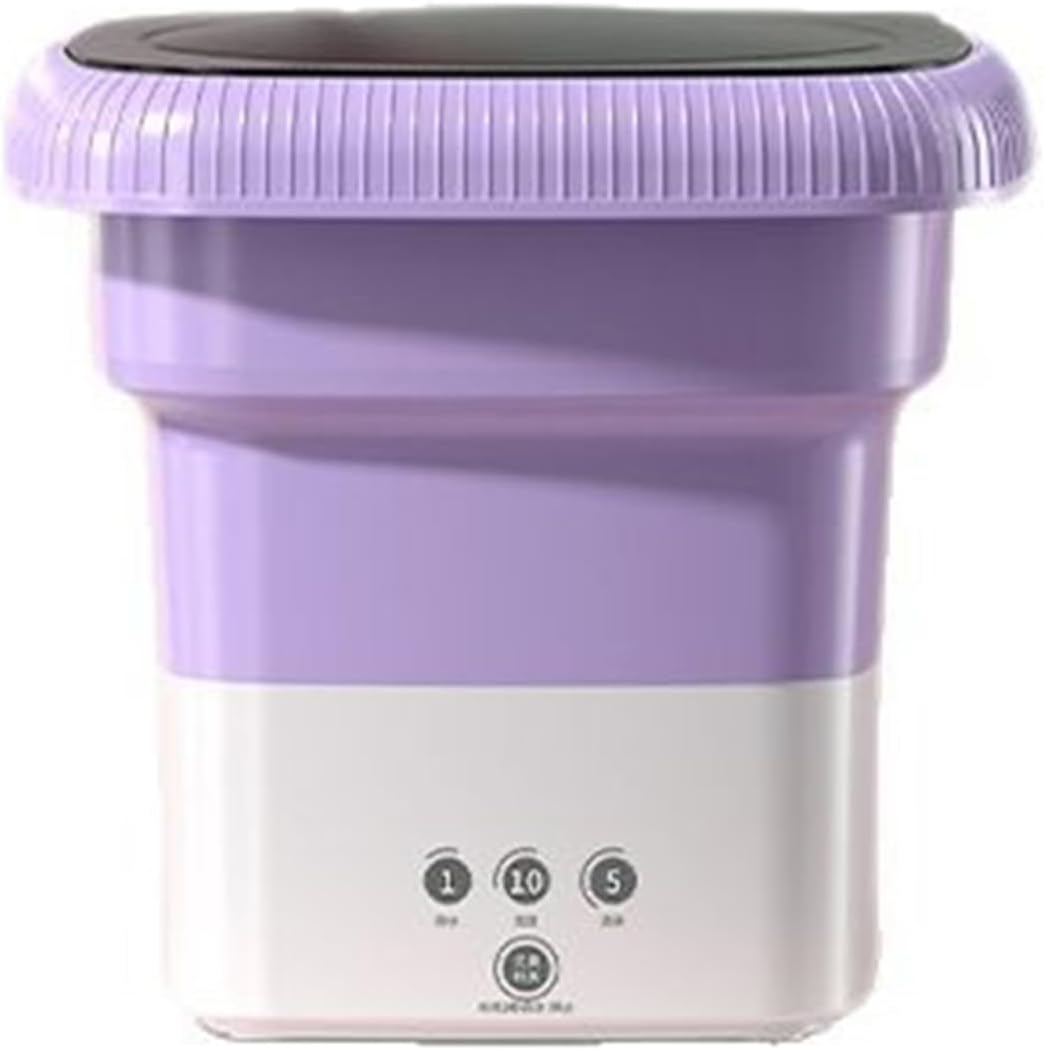 Small Folding Washing Machine Easy To Carry Small Clothes Washer Space Saving Washer For Camping Or Apartment Living Apartment Laundry