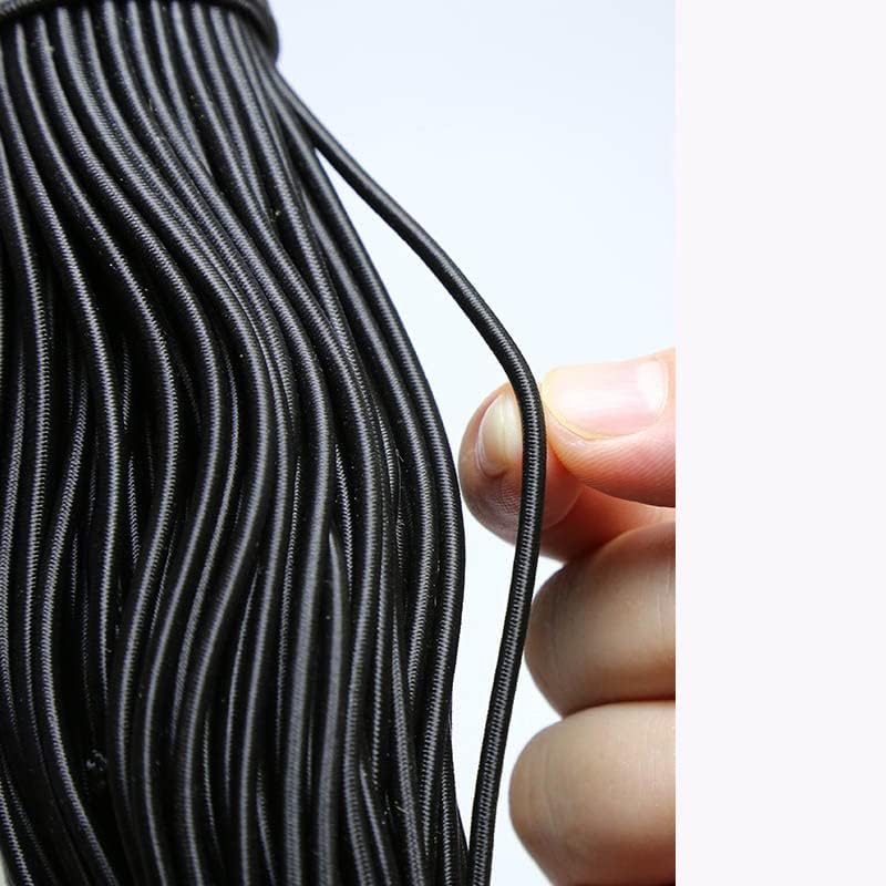 Beading Cords & Threads, Round Stretchy String for DIY Sewing, Beading Craft, Rubber Rope Band Line Accessories 1pcs, 1-4mm, 5-80M(1.5 mm (80 m Long))