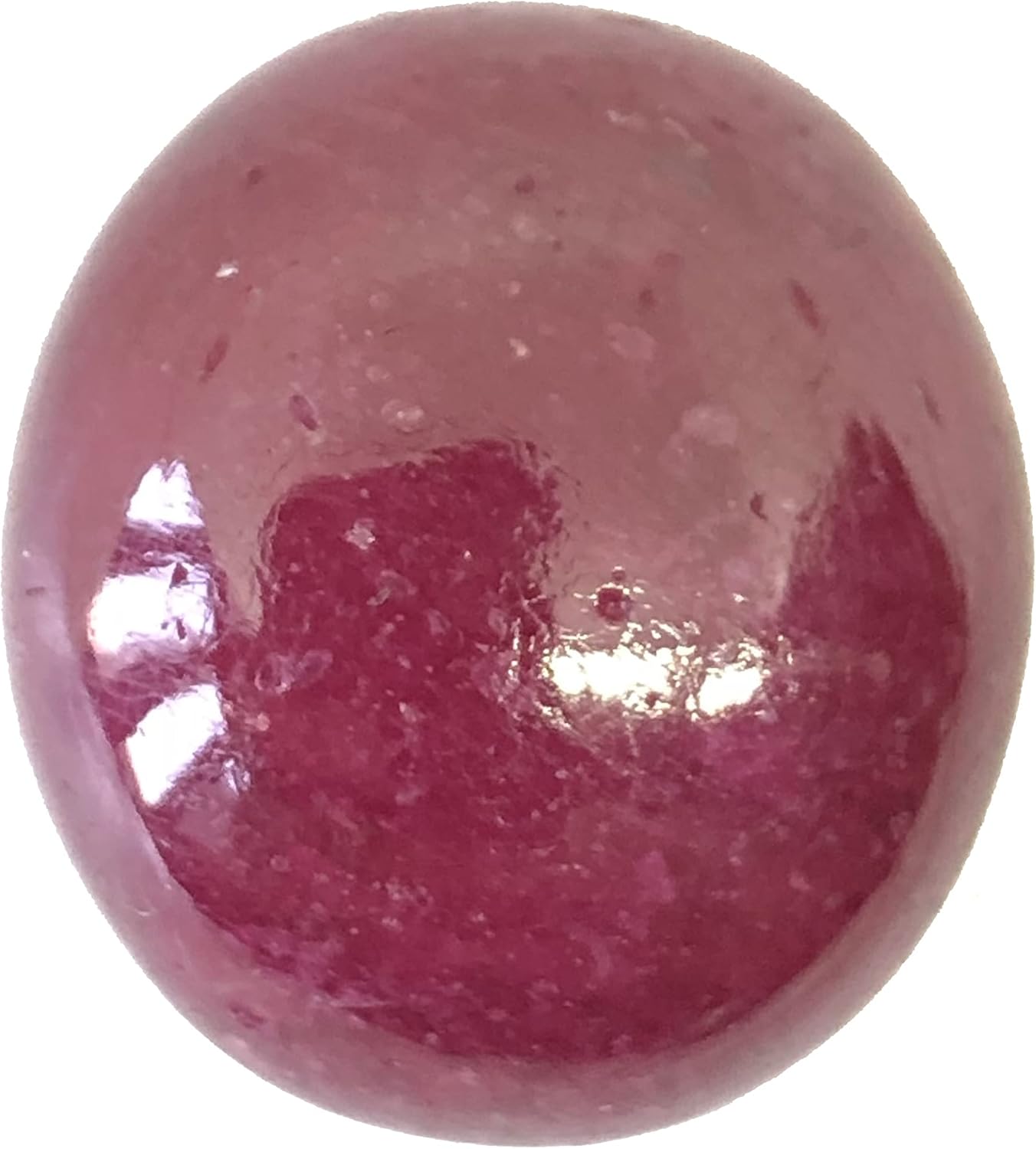 34.25 Ct Deep Red Ruby Oval Shape Cabochon Size 21x19 mm Unique Quality Valuable Loose Gemstone Best for Making Pendant/Ring Jewelry