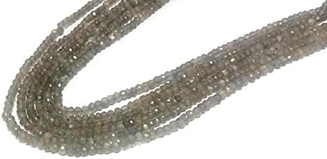 BEADS GEMSTONE 5 Strand Natural pink opal 3-4mm faceted rondelle loose beads 13 inch Code-HIGH-19714