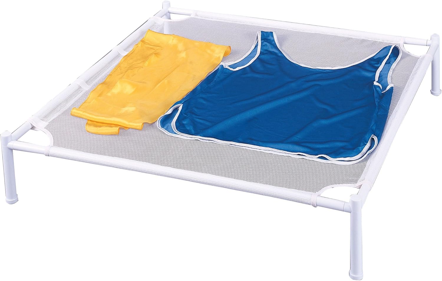 Household Essentials 04004 Stackable Mesh laundry Drying Rack - White