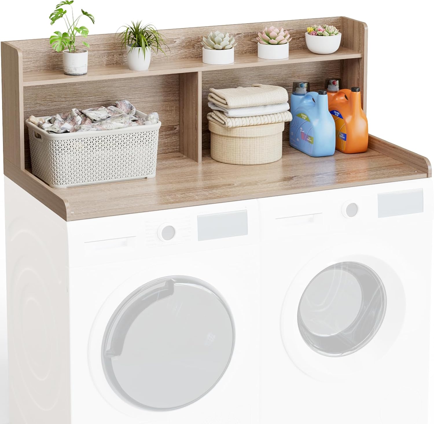 Washer Dryer Countertop with Shelf 54