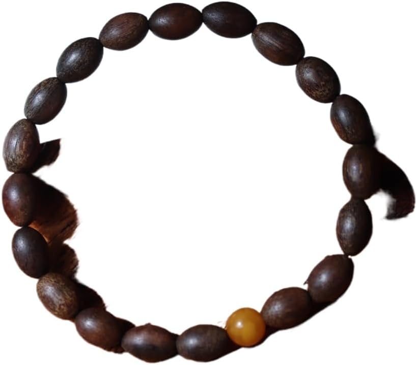 Hainan Green Agarwood Full Oil Sinking Grade Rice Beads 7×9 * 20 Pieces Sweet Floral Honey Scented Bracelet Candy Knot