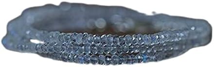 AAA++ Rare Quality Rainbow Moonstone Necklace, Long Layering Gemstone Necklace, Multi Wrap Delicate Bracelet, Rose Gold Filled or Sterling Silver Plated3-3.25mm 20 inches Code- WAR731