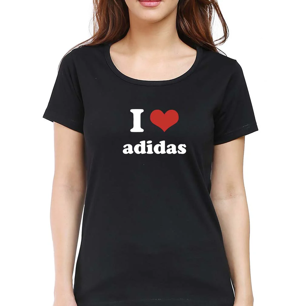 I Love adidas T-Shirt for Women