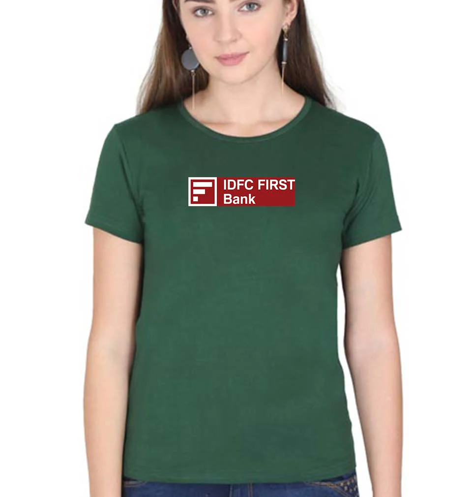 IDFC FIRST BANK T-Shirt for Women