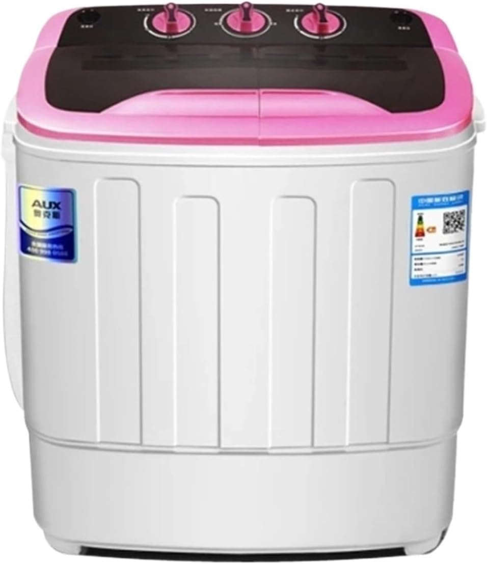 3KG Home/Dormitory Washing Machine Double-Barrel Mini Garment Washer Elution-Integrated Washing Machine 220v