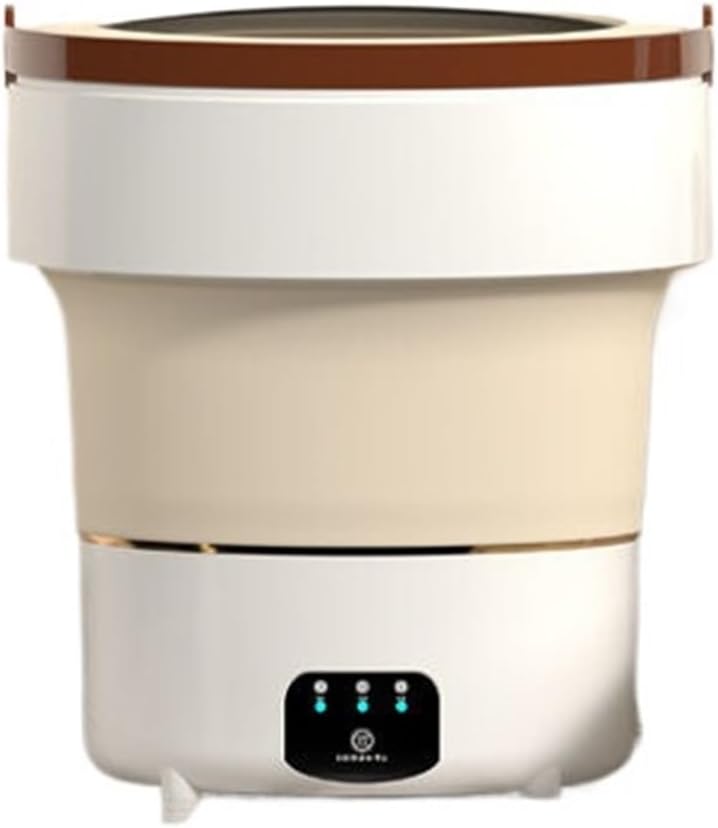 Compact Laundry. Mini Folding Washing Machine With Dryer Bucket Socks Underwear Cleaning Washer Travel Dormitory .Portable