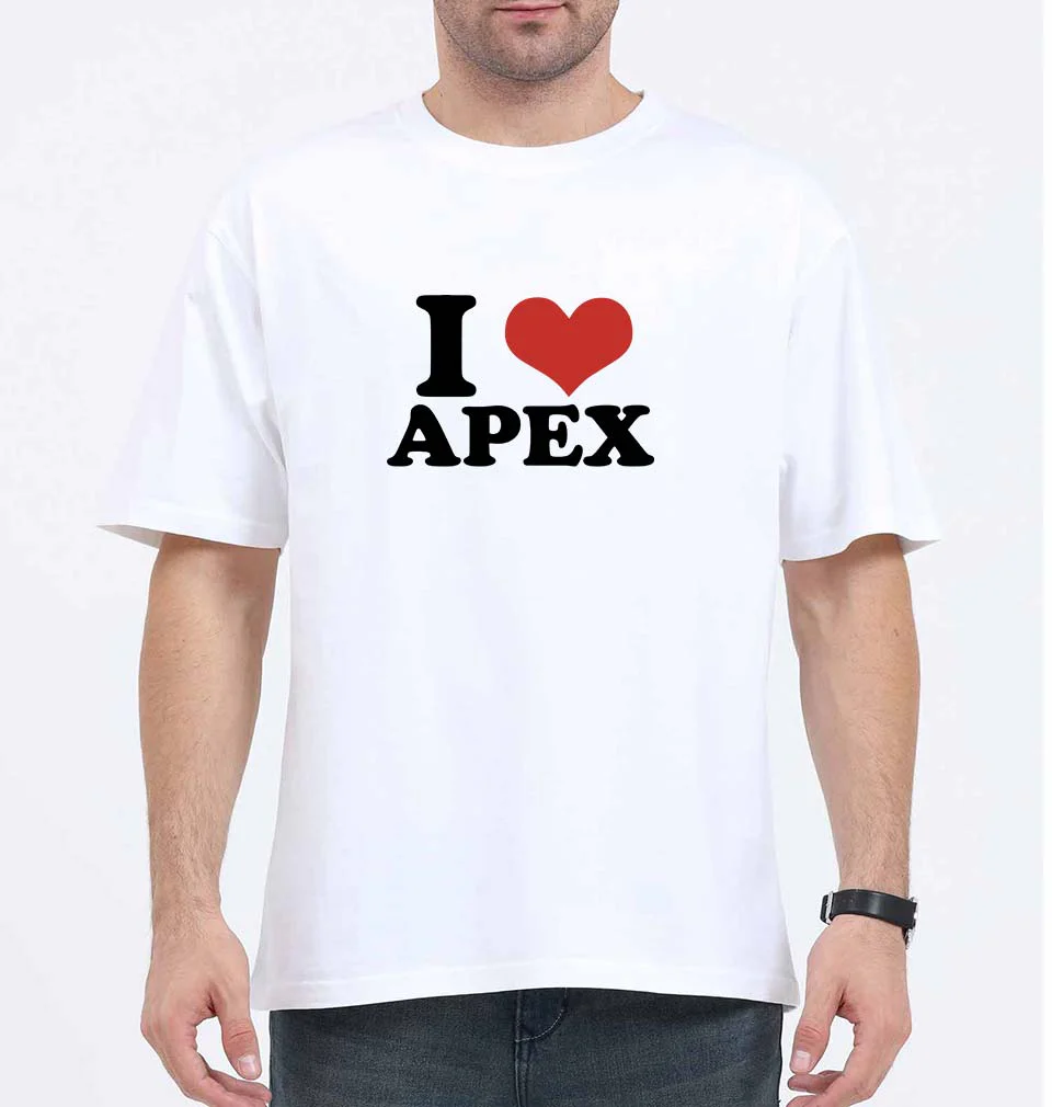I LOVE APEX Oversized T-Shirt for Men