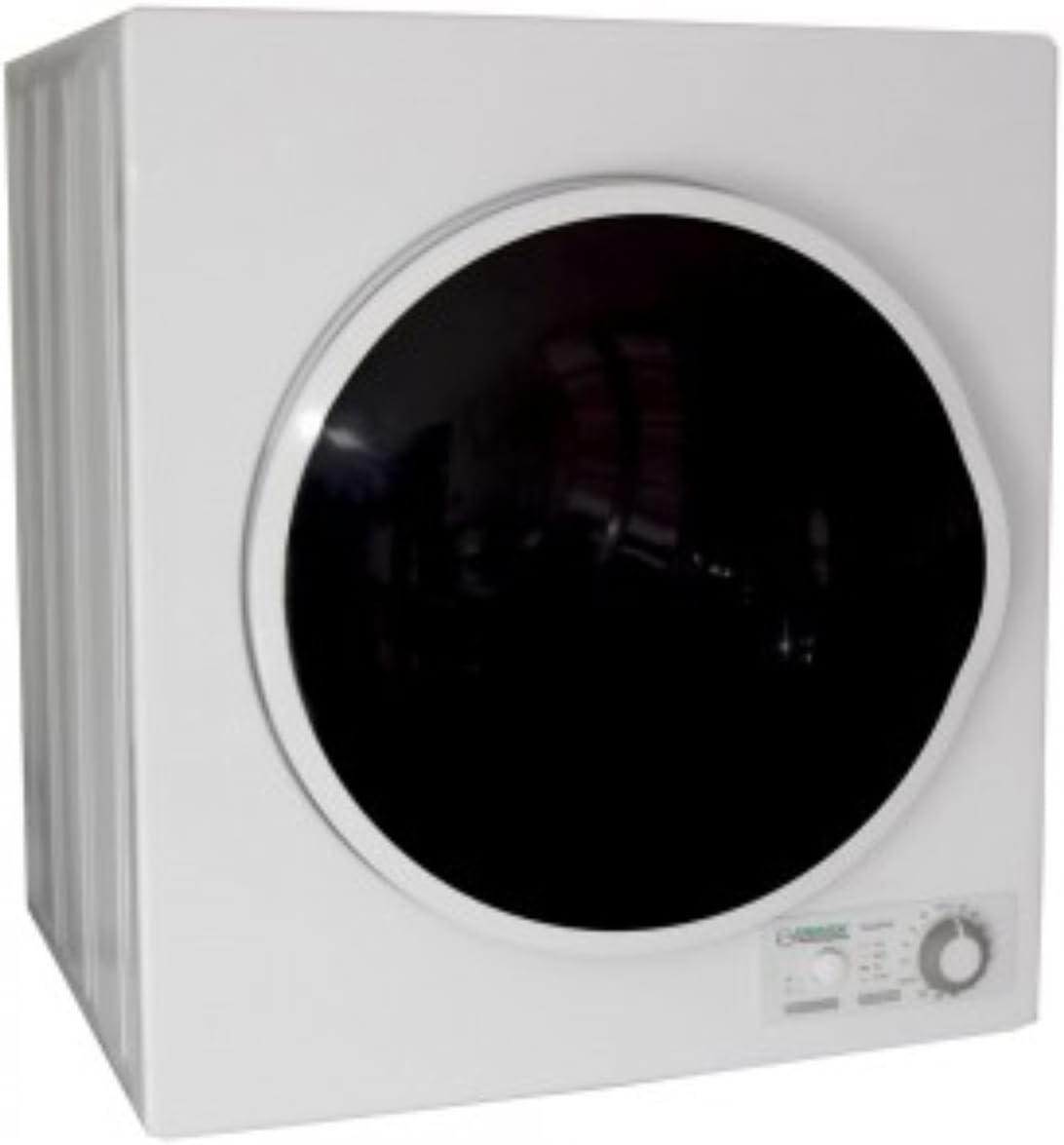 Triton TD850 Compact Dryer with Silver Trim, White