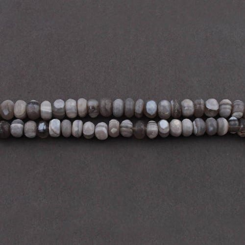 13 inch Natural Beads Strand of 7-8mm Faceted Round Boulder Opal Gemstone Beads for DIY Jewelry - Necklace, Bracelet, Earring, Ring.
