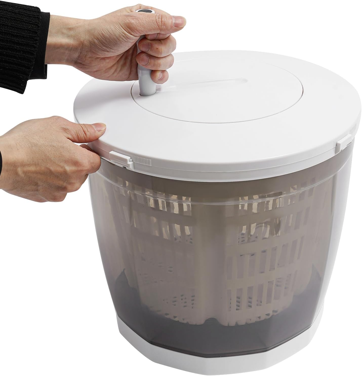 Manual Clothes Washer, 2 In1 Mini Manual Washing Machine, Portable Non-Electric Washer and Spin Dryer, Dehydrator Combo Hand Crank Clothes Washers, Dryer Spinner for Camping, Rv, Apartments