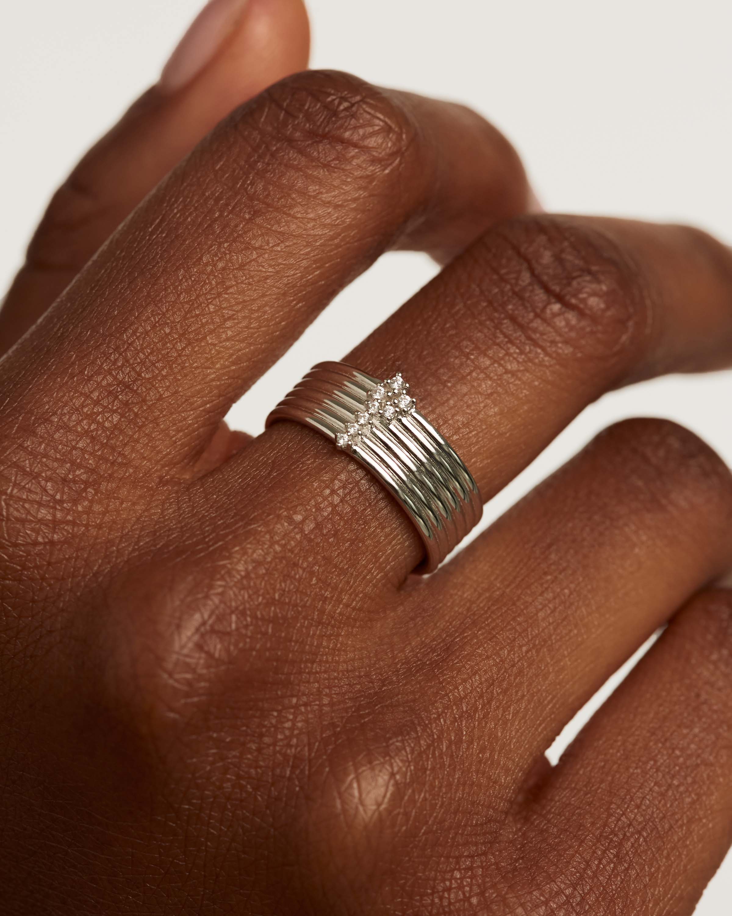 Super Nova Silver Ring