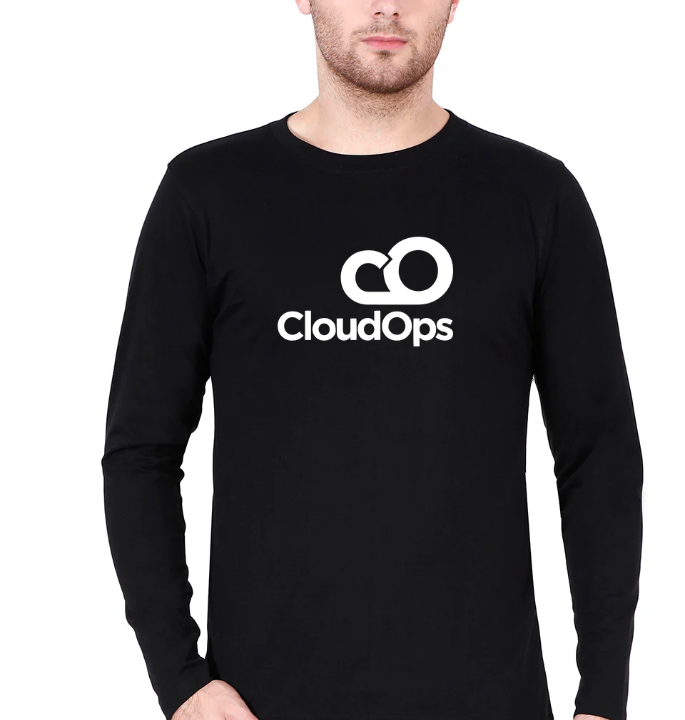 CloudOps Full Sleeves T-Shirt for Men