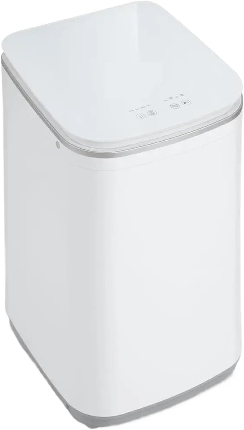 Compact Laundry. Portable Washing Machine Small Washer Fully Automatic Compact Design Wash Cycles Touch Control Display .Portable