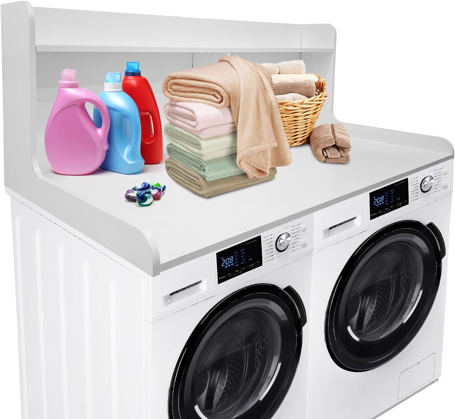 2-Tier Washer Dryer Countertop with 2.75