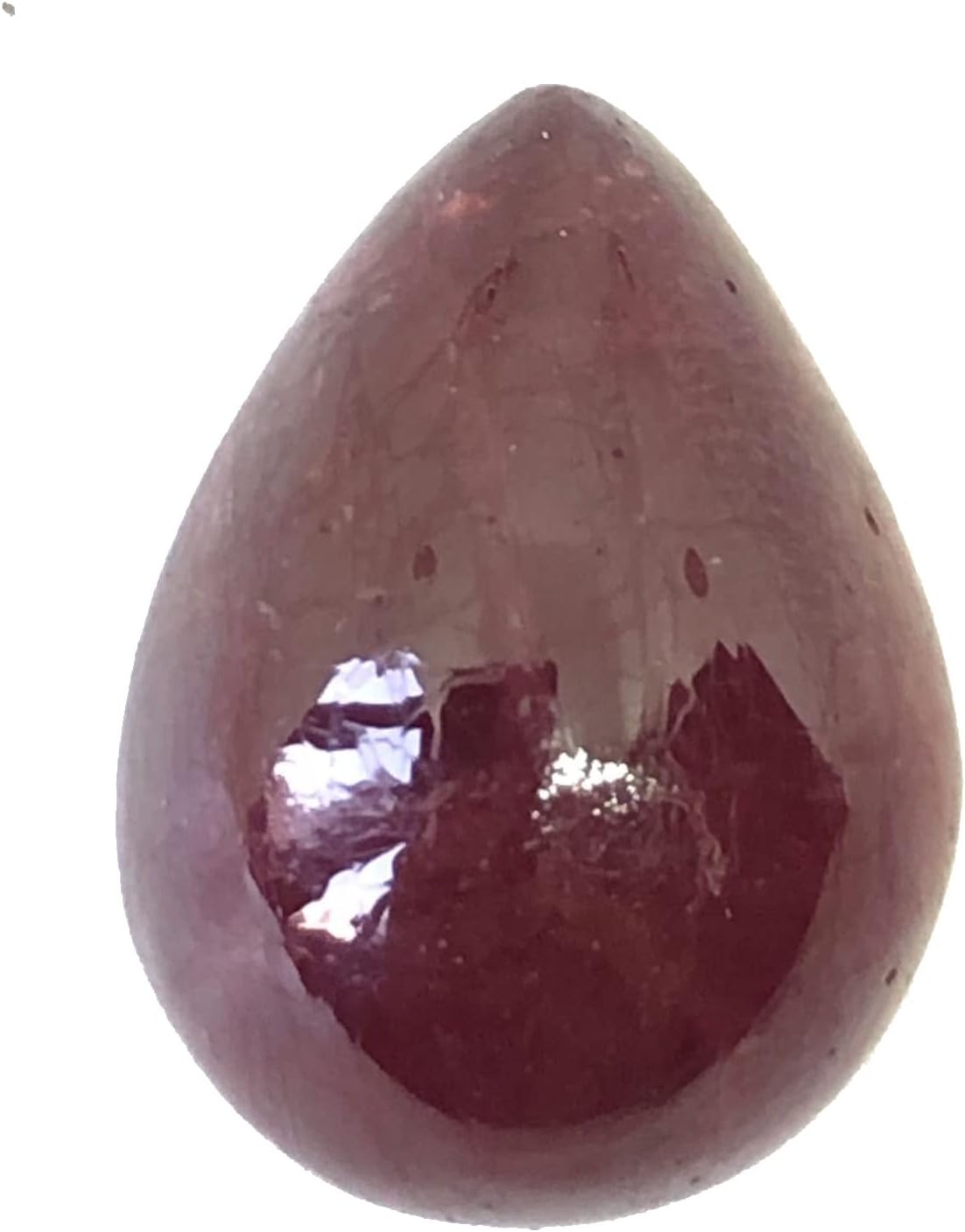 19.45 Ct Deep Red Ruby Pear Shape Cabochon Size 18x13 mm Attractive Unique Quality Most Popular Loose Gemstone Best For Making Pendant, Ring Jewelry