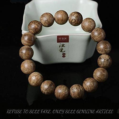 GLW Malinao 12 mm Natural Wild Agarwood Aloewood Mala Meditation Prayer beads #3064