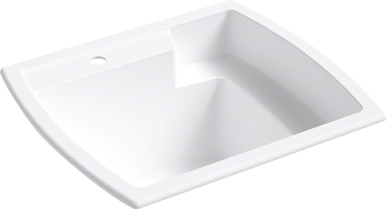 STERLING, a KOHLER Company 995-0 Latitude Utility Sink, White, Without Stand