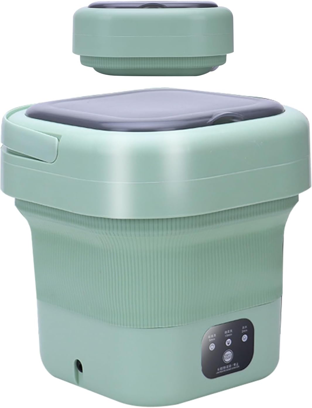 Portable Washing Machine - Dorm Laundry Washer, Compact Travel Clothes Cleaner | 9L Countertop Appliance, Portable Dryer with Folding Bucket for Camping, Apartments, RV Trips, Household Use