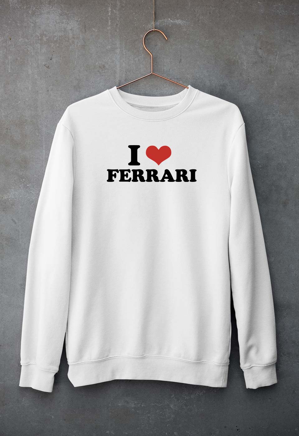 I LOVE FERRARI Sweatshirt for Men/Women