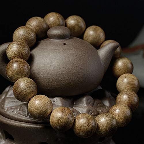 GLW Kalimantan Tarakan 12mm Wild Agarwood Aloewood Mala Meditation Prayer Beads#1554