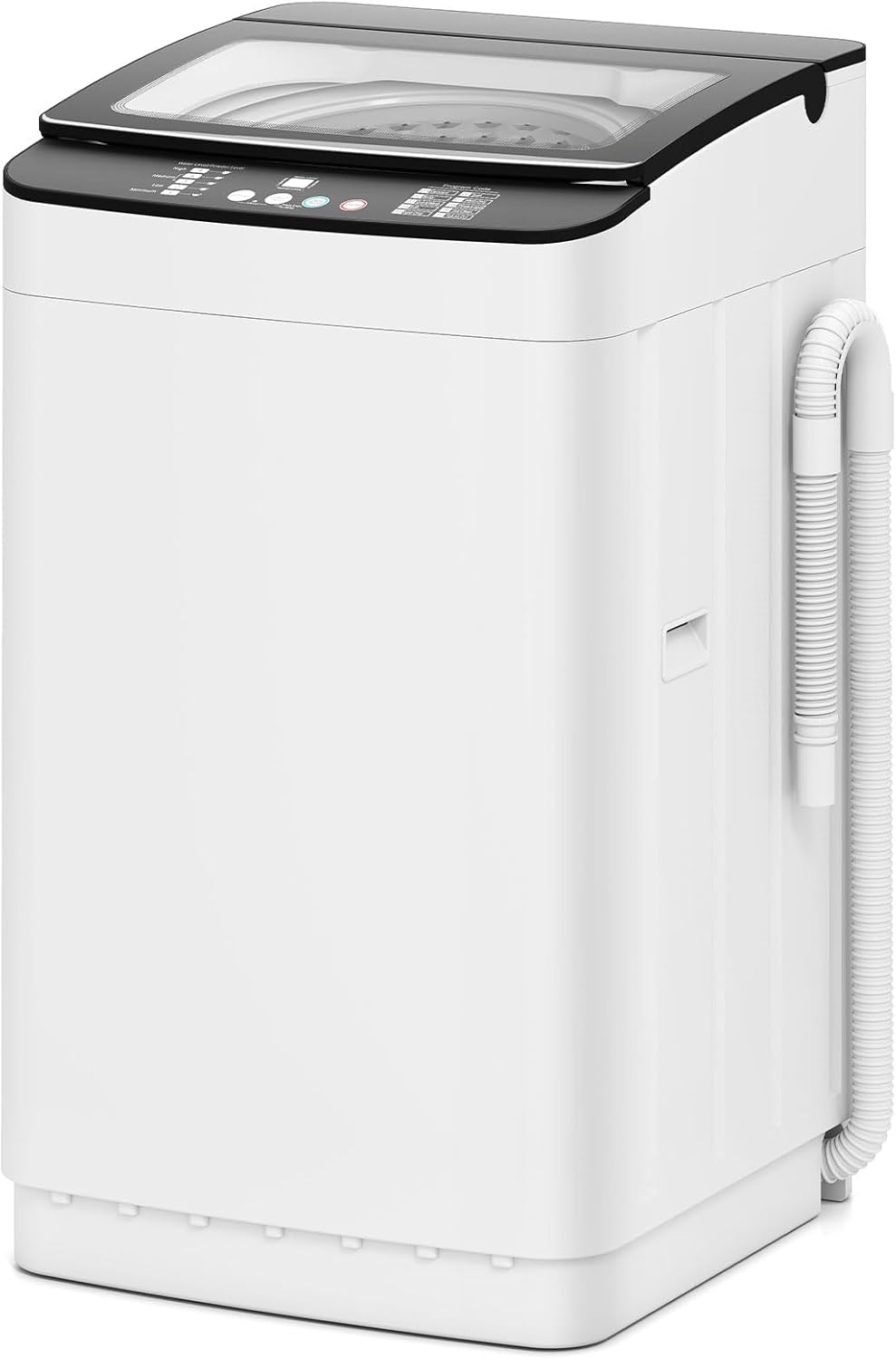 Auertech Portable Washing Machine, 2.4 cu.ft Fully Automatic Washing Machine with 10 Programs, 5 Water Levels, Portable Washer for Apartment, RV, Dorm