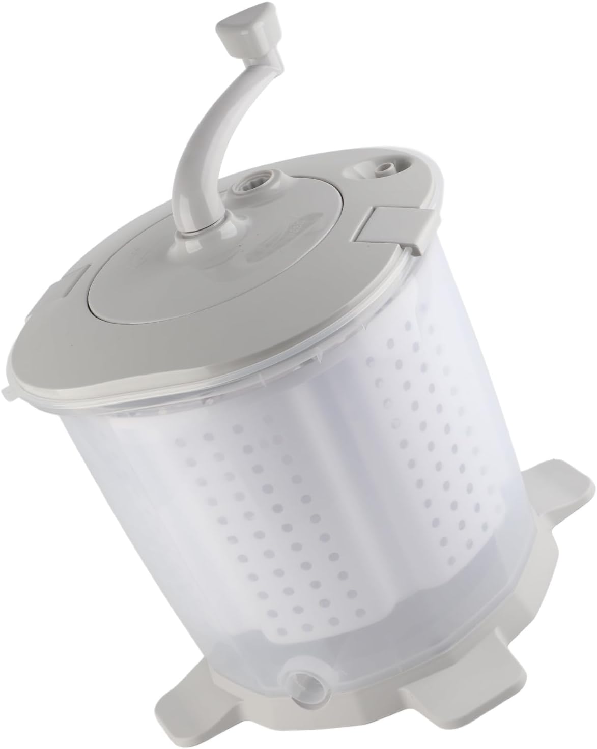 Portable Hand Washing Machine ABS Non Electric Compact Washer with Water Cover for Dormitory Apartment or Camping Use