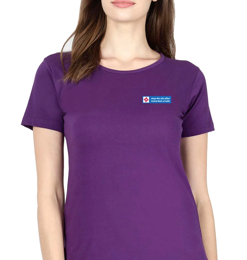 Central Bank of India T-Shirt for Women