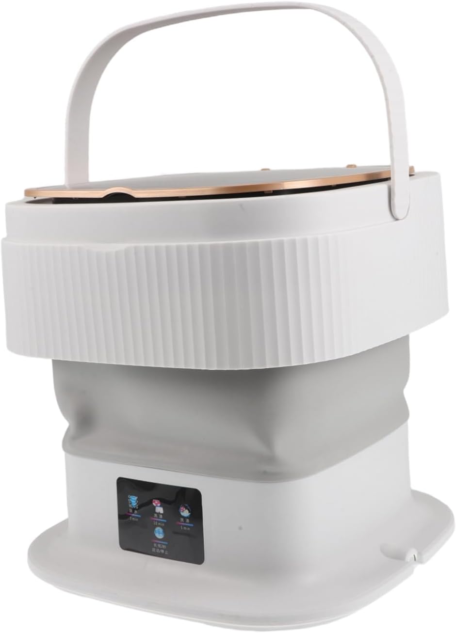 Lurrose Mini Portable Washing Machine Laundry Cleaner for Clothes Socks Underwear Compact Design for Travel Camping Personal Use Washing Appliance