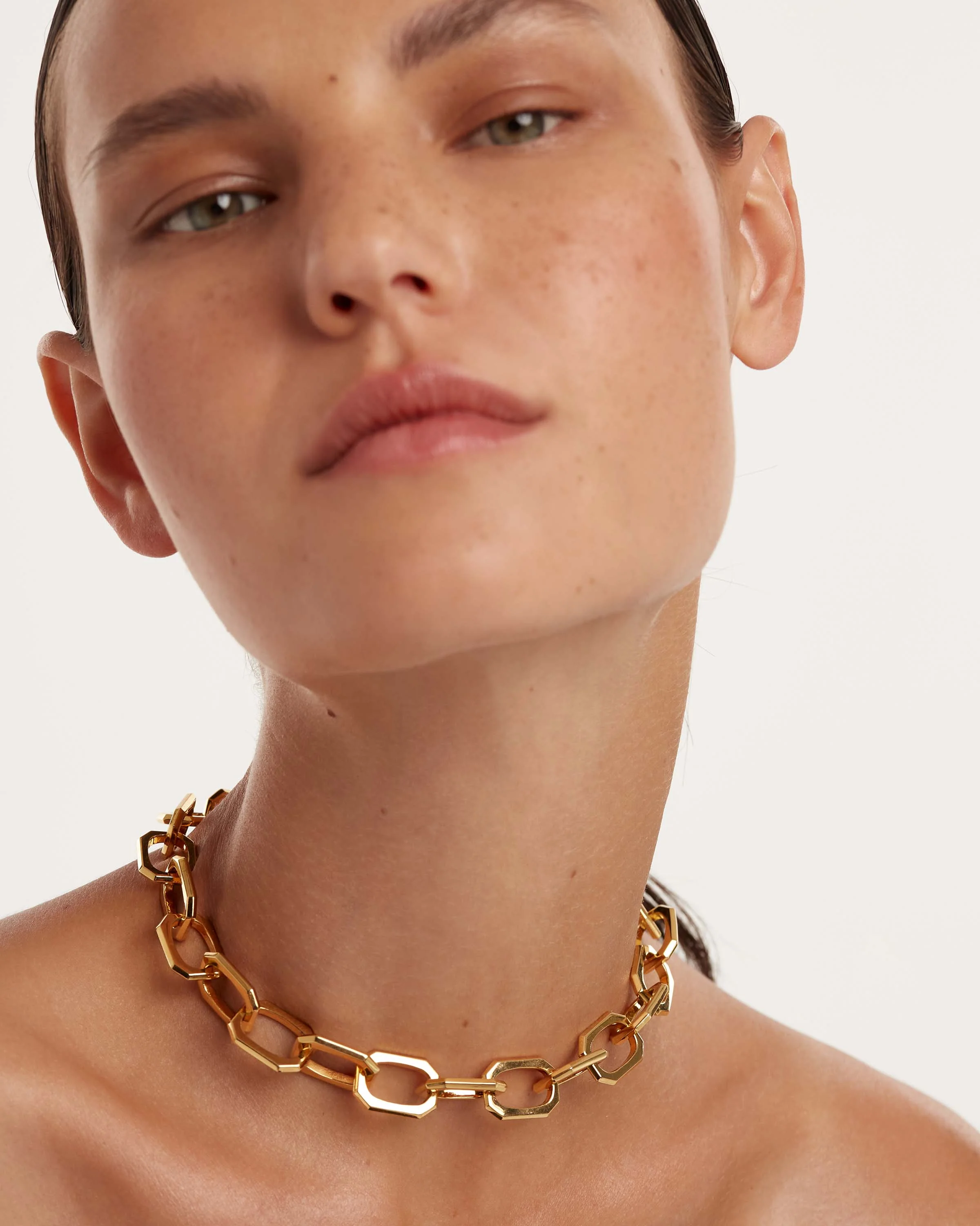 Large Signature Chain Necklace