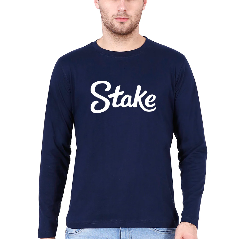 Stake Full Sleeves T-Shirt for Men
