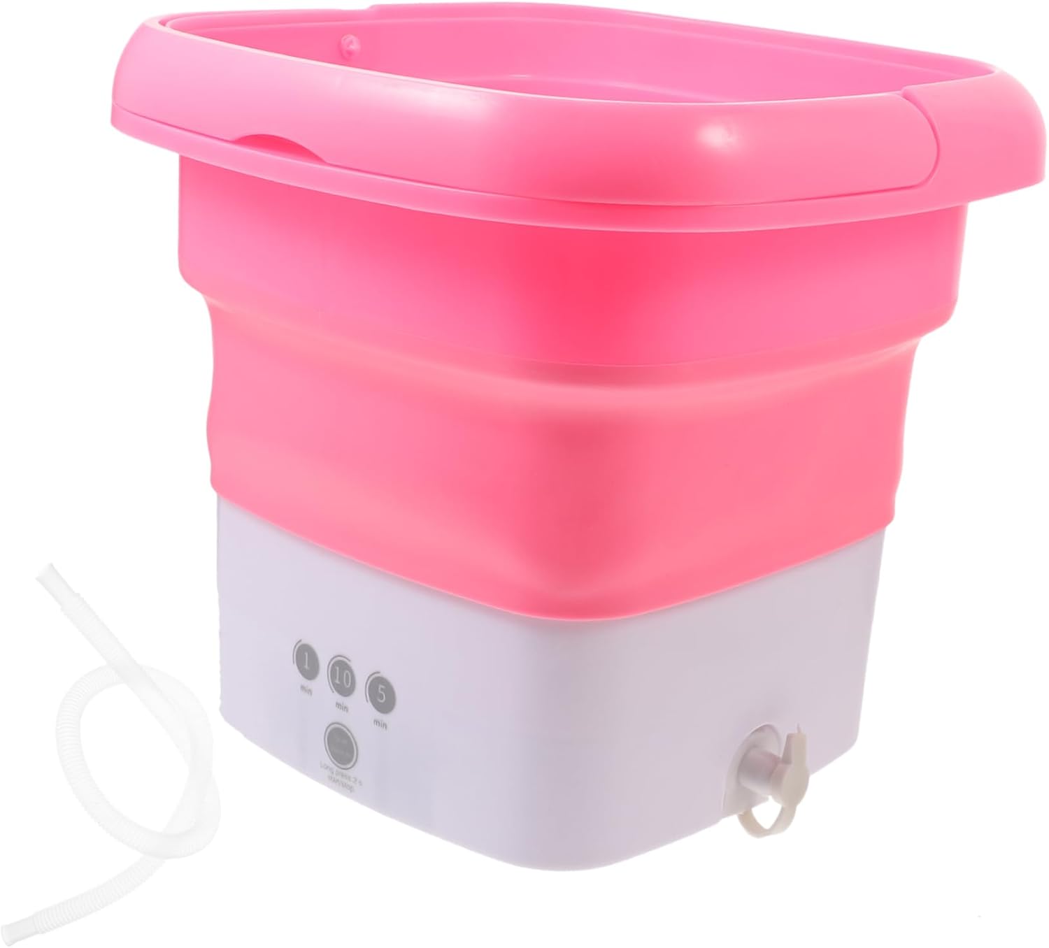 GLEAVI Portable Mini Folding Washing Machine Compact Automatic Clothes Washer for Travel Camping and Rv Use Lightweight and Efficient Design Us