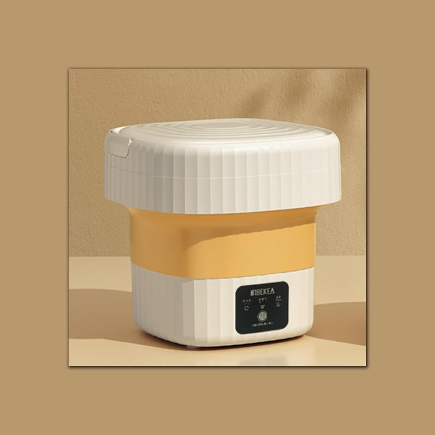 DELURA Portable Washing Machine,6L Large Capacity Small Washing Machine,Foldable Washing Machine with Spin-Dry Basket,Mini Washer for Washing Small Pieces of Clothing, Underwear,Socks (Color : A)