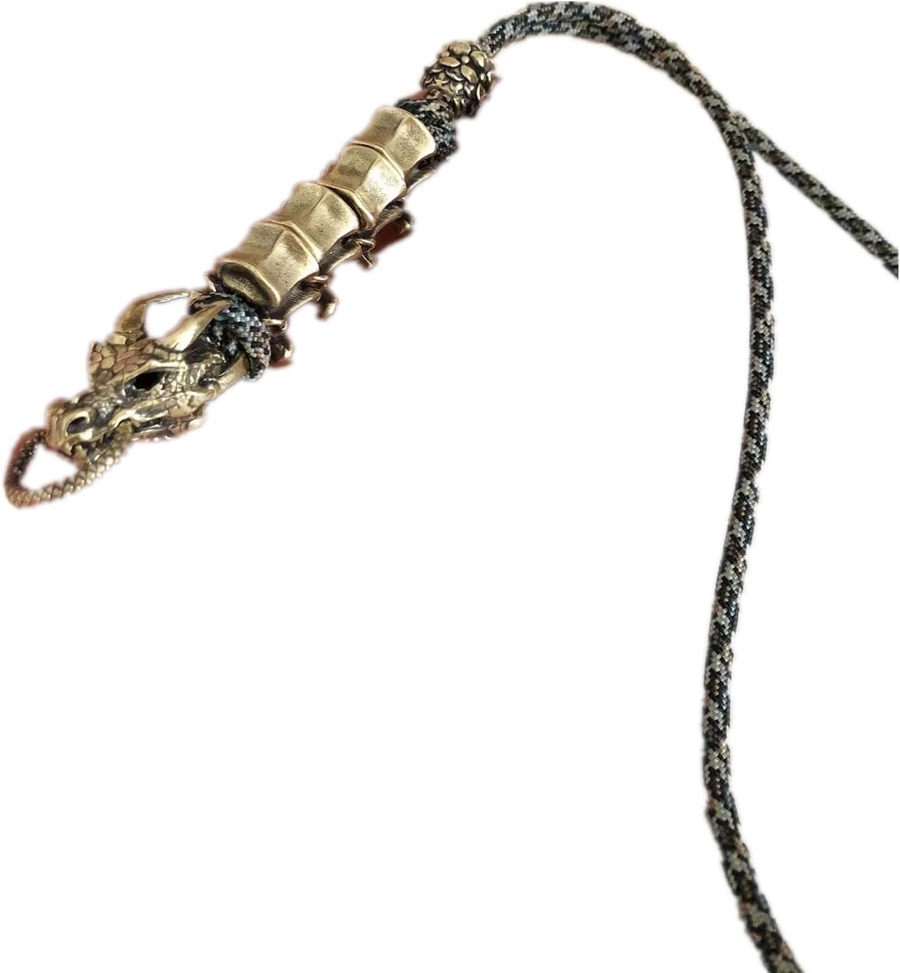 Brass bead EDC Bead gold dragon DIY keychain Paracord Keychain Bead,Lanyard Bead,Brass Charms