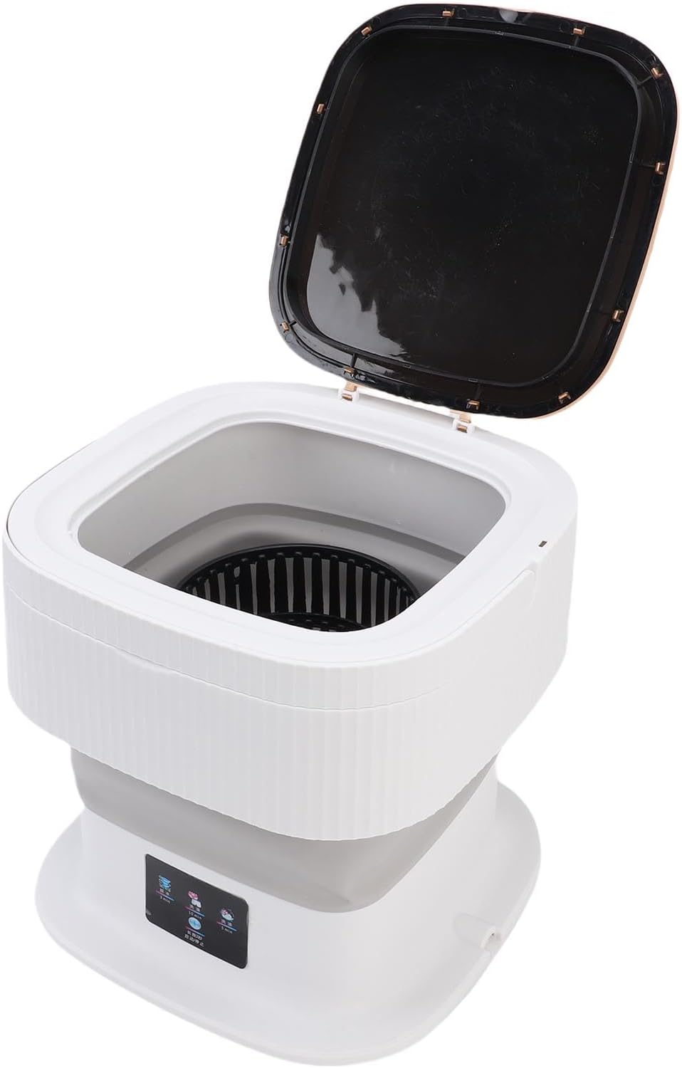 Pssopp Portable Mini Washing Machine, 11.5L Laundry Machine with Soft Drying and Automatic Drainage for Home Dormitory Hotel RVs (US Plug)