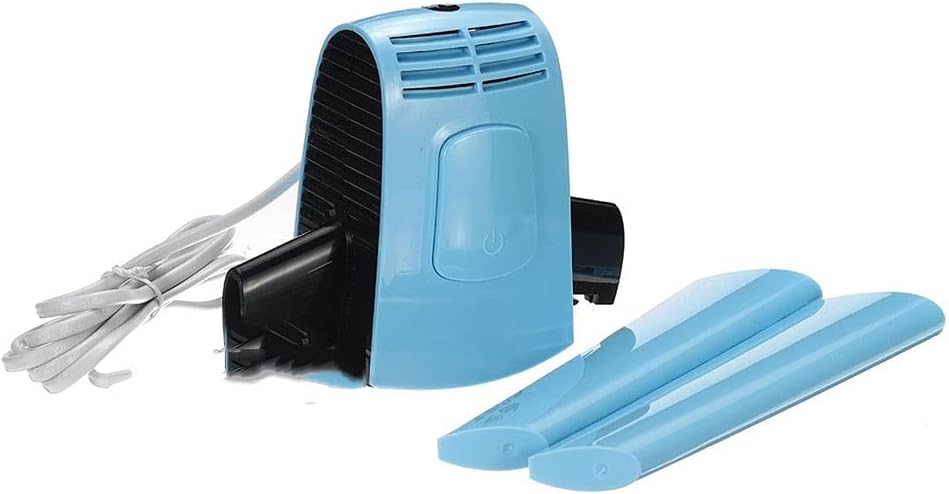 Portable Clothes Dryer Foldable Laundry Dryer Smart Shoes Dryer Coat Clothes Electric Rack Hanger For Home Travel(Blue)