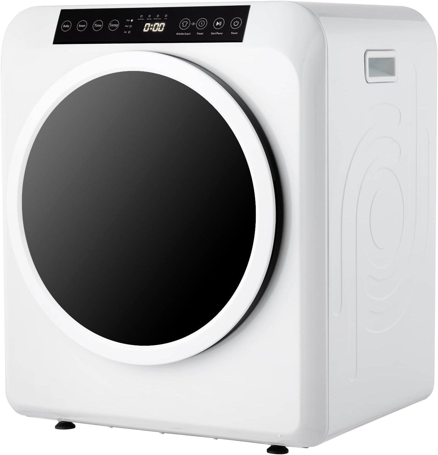 13.2lbs Dryers for Clothes,Compact Laundry Clothes Dryer Household Dryer with Upgraded LCD Screen and 6kg Drum Dryer 2 Pieces Of Filter Cotton for Apartments Home Dorm