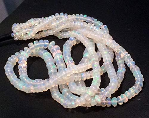 Ethiopian Opal Bead, Welo Opal, Plain Ethiopian Opal Beads, Opal Round Beads, 2.5mm - 4.5mm Beads, 15 Inch Strand