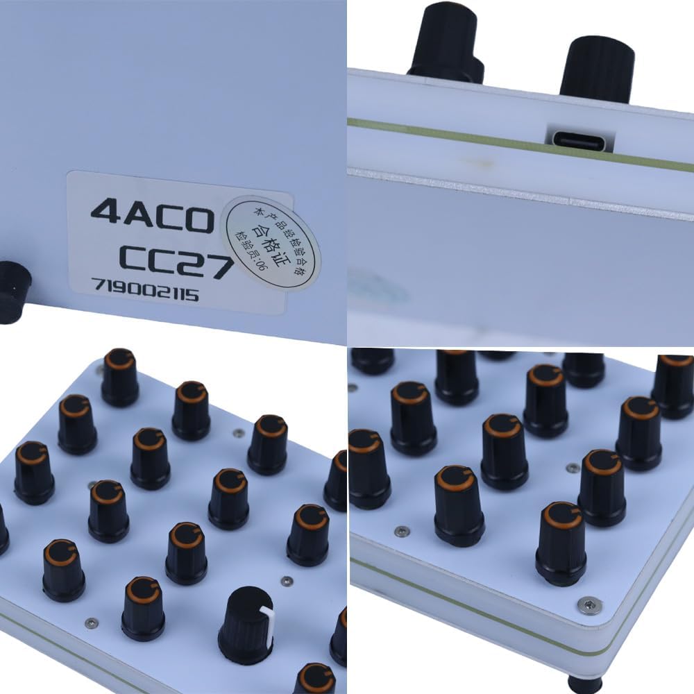 27 MIDI Knobs Knob Custom CC Information USB-C Interface Music Host Software Controller