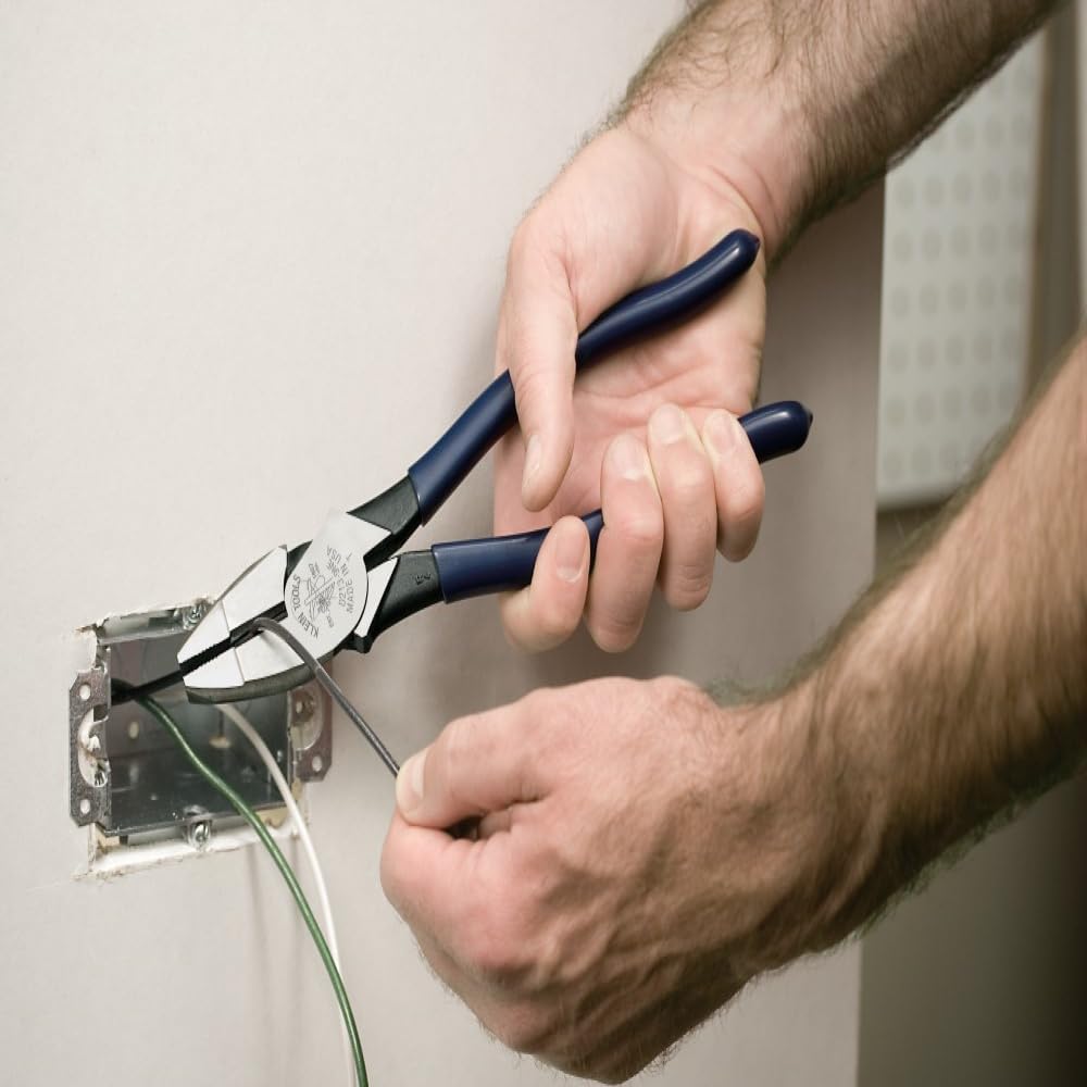 Klein Tools 80089 Multi-Bit Driver and Plier Kit, Made in USA, with Wire Stripper, Tape Measure and Accessories for Jobsite Needs, 11-Piece