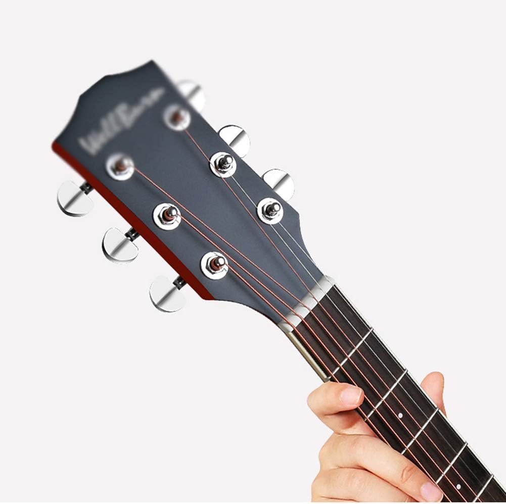 Acoustic Violin Folk Pop Guitar, Beginner Guitar Teenagers Teach Themselves Guitar, Starter Kit Good Stability for Beginners Learn to Play Guitar Shijinhao (Color : Beige)